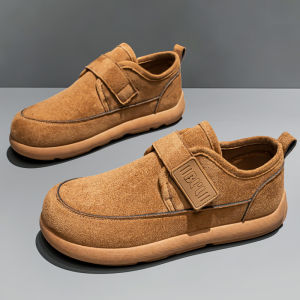 CONGLINSHIZI | Winter New Slip-on Retro Versatile Soft Sole Mens Birkenstock Style Shoe