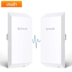 Tenda O1 กลางแจ้ง Access Point 300Mbps Long Range สมาร์ทจัดการ Router CPE 2.4GHz PoE Wireless Bridge 8dBi เกียร์กันน้ํา