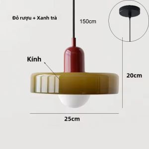 Đèn Treo Thủy Tinh Hiện Đại Đèn Chùm Treo Dây Màu Trắng/xanh/nâu Để Chiếu Sáng Trần Trang Trí Nhà Cửa - Phòng Khách Phòng Ăn Đảo Bếp Phòng Ngủ