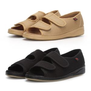 Women Sandals Diabetes widened shoes for the elderly Adjustable size shoes with thumb valgus deformity after fat and swelling of feet