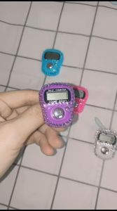 Tasbih Digital Mini Finger Counter Cantik Alat Hitung Zikir 2 Tombol