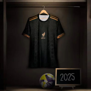 2025 ใหม่มาถึงเม็กซิโกถ้วยทองเสื้อฟุตบอลแขนสั้น O-คอเสื้อยืดกีฬากลางแจ้งแห้งเร็วสบายๆเด็ก/ผู้ใหญ่เสื้อ