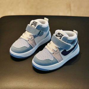 ยุโรจน์ซีดเดิร์น กีฬาเด็กเด็ก 1-7ปี 2022 สวมทนี้เป็น Autunm ใหม่กันน้ำหนังสูงท็อปส์รองเท้าผ้าใบเด็กสาว สุดยอดผู้เดียวรองเท้าบาสเกตบอลสำหรับเด็ก