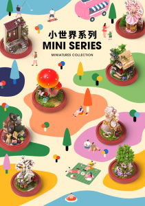 [Ready Stock] DIY Mini world Series Cute Boy Girl Handcraft Doll Miniature House Gift Toys智趣屋diy小屋mini小世界儿童互动手工拼装玩具模型楼盘