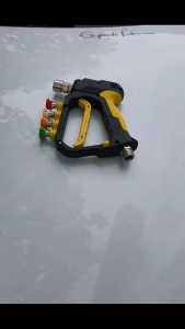 Súng xịt cao áp ngắn 5000PSI đầu nối M22‑ID14mm khớp nhanh 1/4 phụ kiện máy rửa xe áp lực cao