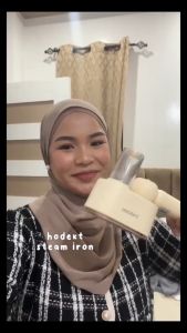 HODEKT Steam Iron 2 in 1 Steamer Garment Foldable Handheld Flat Iron 1200W Steam Mini Heating Steamer Portable Travel