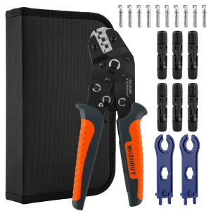 Solar PV Panel Crimping Tool Kit2.5/4/6mm² Crimper for Solar Panel Cables Connectors-New Ergonomic anti-Slip Handle-SN-2546B