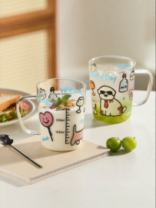 CAROTE | Stylish Handle Glass Cup
