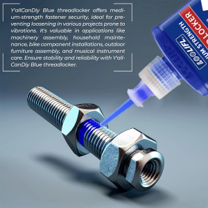 LOOLIFL 243 Medium-Strength 10Ml-50Ml Threadlocker Industrial Glue Removable Anti-Loosening Anti-Slip Waterproof Rust-Proof Oil-Resistant Sealing Threadlocker Removable Stable