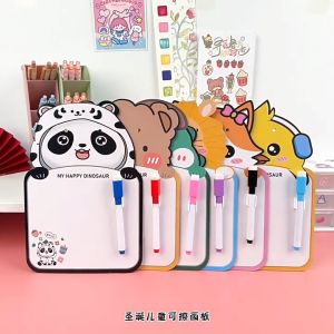 Cartoon Whiteboard | Creative Stationery for Students | Reusable Doodle & Message Board
