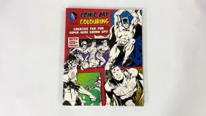 DC Comic Art Colouring Book (FOR ADULT) Red Cover| Stress Relief| Colour Your Favourite DC Superheroes