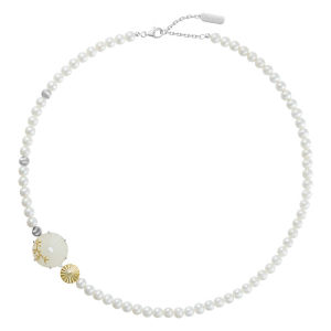 Ciga Long | Jade Umbrella Design Jewelry Pearl Earrings