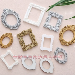 กรอบรูปจิ๋ว รูปติดผนังจิ๋ว โมเดลห้องน้ำ กรอบหลุยส์จิ๋ว ของตกแต่งโมเดล ร้านไทยพร้อมส่งทันที ลาติ BJD OB11 Q posket