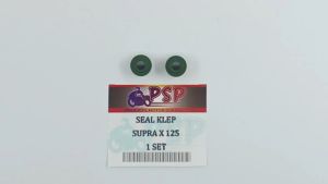 Seal Klep SUPRA X 125 SET ISI 2 (PSP) - Sil Siel Valve Stem Karet Batang Kelep Klip HONDA CRF 150L