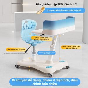 TEN-WIN | Bàn Học Điều Chỉnh Được và Di Chuyển Dành Cho Trẻ Em