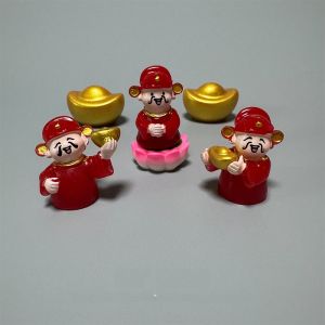 Creative Small Decoration Piece Wealth Attracting Desktop Computer Monitor TV Decorations Office Desk Top Unique Gift Ideas