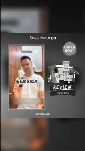 Paket Perawatan Wajah Pria MS GLOW MEN: Facial Wash, Serum, & Cream