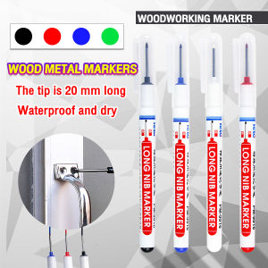 ItemMart 20mm Waterproof Markers Permanent Multifunctional Long Head Oily Marker For Wood Metal Markers