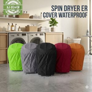 3J COVER Spin Dryer ER Cover Waterproof - Green Gray Black Red Orange - Fits Use in Rainy Scene