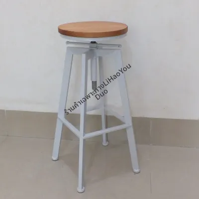 forsso | เก้าอี้บาร์สไตล์อุตสาหกรรมปรับหมุนและปรับระดับได้