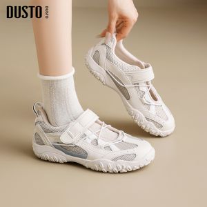 DUSTO | Sporty Comfortable Summer Sandals with Mesh and Velcro Design