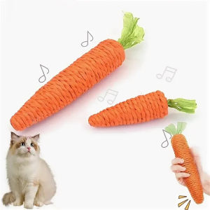 Cat toy carrot grinding stick tear resistant scratch resistant self entertaining toy suitable for cats to play with