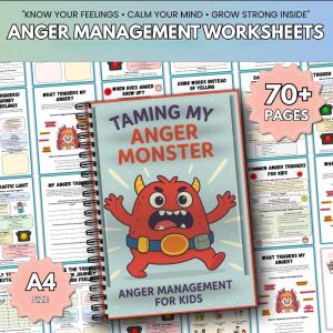 Anger Management Worksheets For Kids Kids Anger Help Anger Guide Anger Control Activities Kids Anger Support