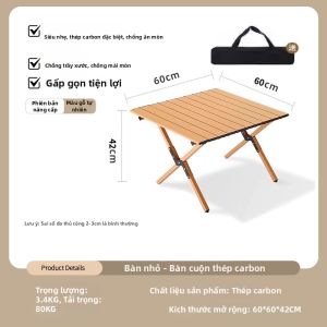 Bộ Bàn Ghế Di Động Ngoài Trời