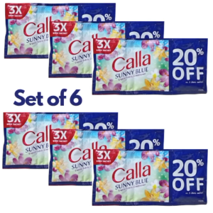 Calla Sunny Blue 3X Fabric Conditioner 48mL x 6pcs