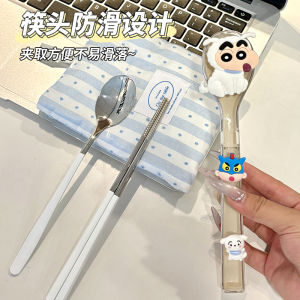 Bộ Thìa Đũa Mang Đi Sang Trọng Bộ Đồ Ăn Hai Món Đựng Đồ Ăn Mang Đi Khi Đi Làm Thiết Bị Ăn Uống Bằng Thép Không Gỉ