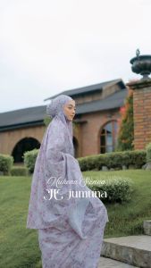 Jumuna - (Free Sajadah) Mukena 2In1 Travel Mini Parasut Motif Sienna