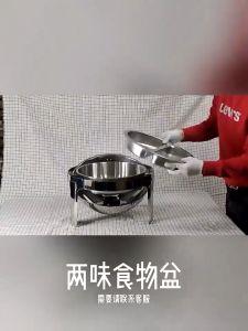 Prasmanan Roll Top Hotel Chafing Dish Rolltop Chaving Dish Bulat Stainless Set Tempat Warmer Sayur