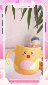 Baby Pro Cute Design Multi-Purpose Kiddie Cup with Handle Convenient design Suitable for Weaning.