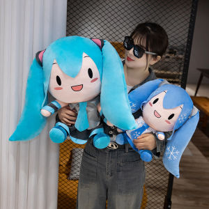 25-60cm Classic Hatsune Miku Fufu Series Plush Doll Kawaii SEGA Hatsune Miku Spring Onion Stuffed Doll Girlfriend Xmas Gift