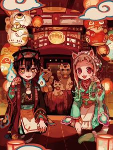 Bandai | DIY 5D Diamond Painting Toilet-Bound Hanako-kun Anime Art Hobby Craft for Home Wall Decor Ideal Gift for Art Lovers