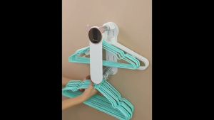 ReTouch Wall Mounted Expandable Hanger Holder Space Saver Clothes Storage Rack Foldable for Home Closet Laundry Room KC141