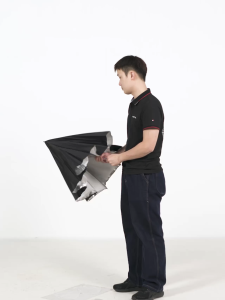 33 36 Umbrella Dual-Layer Reflector Reflective Umbrella Translucent Black White Umbrella Diffuser