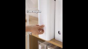 Locaupin Plastic Vertical File Folder Storage Organizer BinHold NotebooksBindersEnvelopesMagazines for Home Office