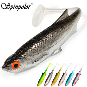 N.B. Shad Bionic Soft Fishing Lure 11cm 8g Paddle Tail Swimbait Hand Made Bait Realistic Baitfish for Bass Pike Trout Predator