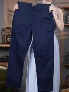 Quần Ống Rộng Cỡ Lớn 300 Pound Cao Cấp Công Sở Thường Ngày Cho Nam Mùa Xuân Thu Quần Ống Đứng Rộng Rãi Mới