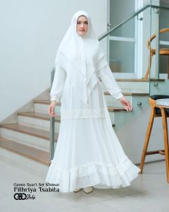 Fitriya Tsabita Gamis Syari Set Khimar by Gladys Fashion