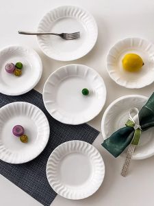 High-end Luxurious Bone China Plate