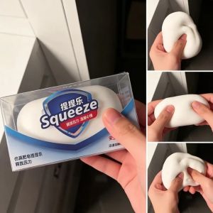 Hasbro | Squishy Soap Stress-Relieving Fidget Toy Soft Simulated Soap Squeeze Toy Anti-Stress Slow Rebound Relaxing Toy Friend Gifts