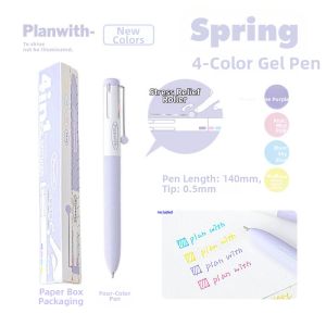 XINGLI | Transparent Four-Color All-In-One Pen Quick Drying
