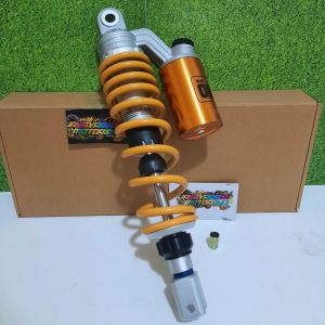 Shockbreaker Shock Copy Oh-£ins Click Samping Single Tabung Atas 310mm 330mm Universal Matic Vario-Beat-Mio-Scoopy-Fino-Aerox125-Lexi-Gear-Spacy-Genio-Xeon-Filano- Fazzio-Nex- X ride - Freego Dll