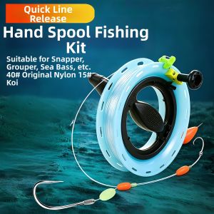 Big Fish Specialized Hand Spinning Fishing Reel Set Deep Sea