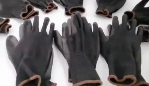 12 Pairs of Protective Work Gloves Wear-Resistant Non-Slip Anti-Static Gardening and Woodworking Machinery Safety Work Gloves