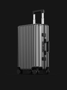 Roaming New Full Aluminum Magnesium Alloy Luggage Travel Suitcase Gender Neutral 20 Inch 24 Inch 26 Inch Metal Pull Rod