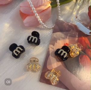 Phụ kiện kẹp tóc Doudou Cặp tóc mái Kẹp càng cua nữ Kẹp mái mini đính đá phong cách Hàn Quốc Hot Trend thời trang ZJ010