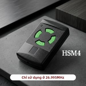 Bộ Điều Khiển Từ Xa Dạng Móc Khóa Nút Xanh Tương Thích Với HSM4 HSM2 HS4 HSE2 HSP4 (CHỈ 26.995MHz!) Đảm Bảo An Ninh Cửa Ra Vào